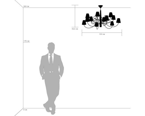 Сделать заказ Люстра на штанге Lightstar 814137| VIVID-LIGHT.RU