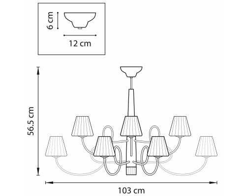Сделать заказ Люстра на штанге Lightstar 814137| VIVID-LIGHT.RU
