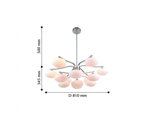 Сделать заказ Люстра на штанге Favourite 2514-13P| VIVID-LIGHT.RU