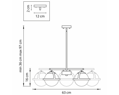 Сделать заказ Люстра на штанге Lightstar 815257| VIVID-LIGHT.RU