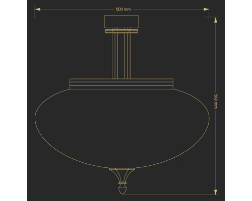 Сделать заказ Люстра на штанге Kutek DEC-PL-3(P)| VIVID-LIGHT.RU