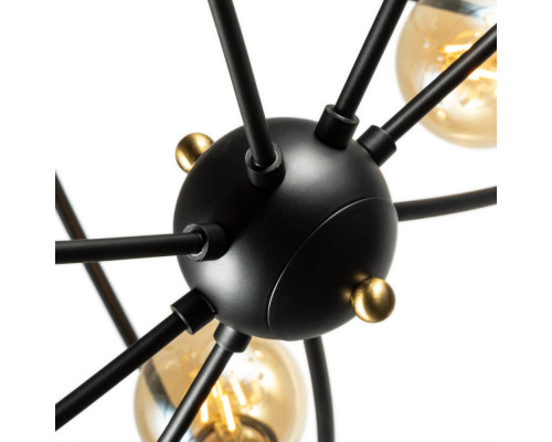 Оформить заказ Люстра на штанге ARTE Lamp A1963PL-8BK| VIVID-LIGHT.RU