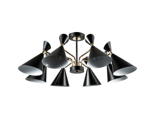 Оформить заказ Люстра на штанге ARTE Lamp A2711PL-8BK| VIVID-LIGHT.RU