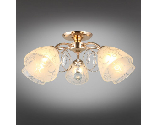 Оформить заказ Люстра на штанге Omnilux OML-29007-05| VIVID-LIGHT.RU