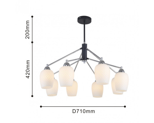 Сделать заказ Люстра на штанге F-Promo 2661-8P| VIVID-LIGHT.RU