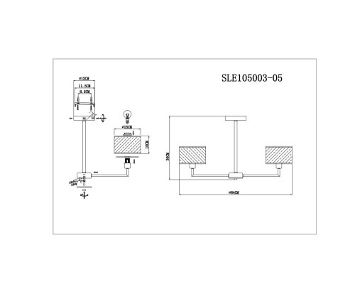 Оформить заказ Люстра на штанге Evoluce SLE105003-05| VIVID-LIGHT.RU