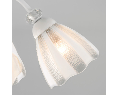 Сделать заказ Люстра на штанге Eurosvet 30155/5 белый| VIVID-LIGHT.RU