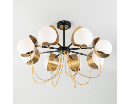 Оформить заказ Люстра на штанге Eurosvet 70110/8 черный| VIVID-LIGHT.RU