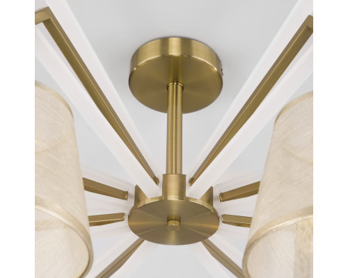 Заказать Люстра на штанге Eurosvet 60082/8 золотая бронза| VIVID-LIGHT.RU