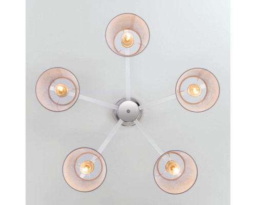 Оформить заказ Люстра на штанге Eurosvet 60082/5 хром| VIVID-LIGHT.RU