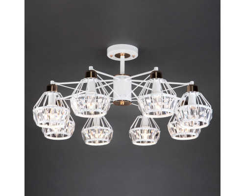 Сделать заказ Люстра на штанге Eurosvet 70075/8 белый| VIVID-LIGHT.RU