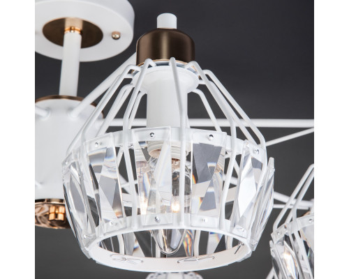 Сделать заказ Люстра на штанге Eurosvet 70075/8 белый| VIVID-LIGHT.RU