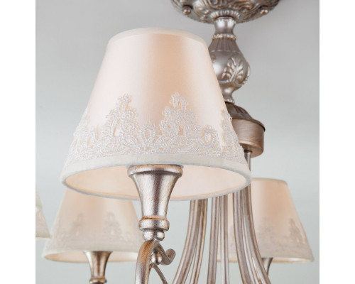 Сделать заказ Люстра на штанге Eurosvet 60069/8 серебро| VIVID-LIGHT.RU