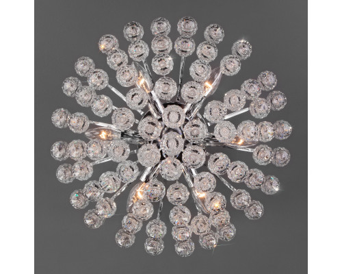 Оформить заказ Люстра на штанге Eurosvet 3299/6 хром/прозрачный хрусталь Strotskis| VIVID-LIGHT.RU