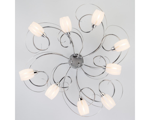 Купить Люстра на штанге Eurosvet 70040/9 хром| VIVID-LIGHT.RU