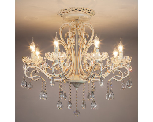 Заказать Люстра на штанге Eurosvet 12205/8 белый Strotskis| VIVID-LIGHT.RU