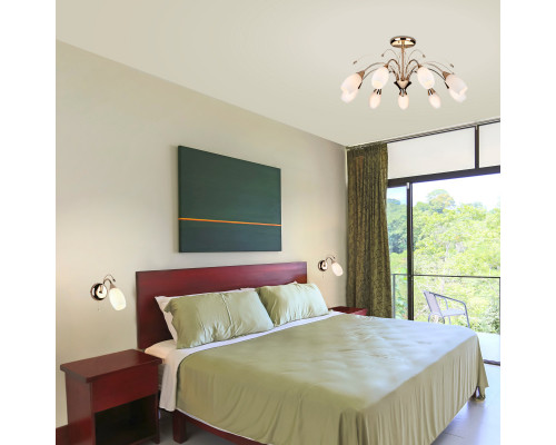 Заказать Люстра на штанге Eurosvet 22080/9 золото| VIVID-LIGHT.RU