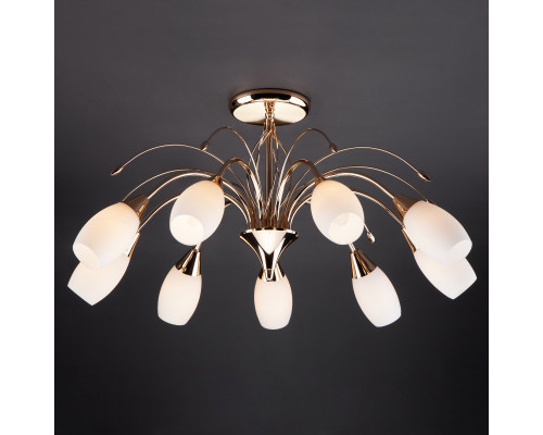 Заказать Люстра на штанге Eurosvet 22080/9 золото| VIVID-LIGHT.RU