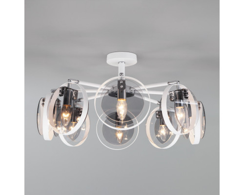 Оформить заказ Люстра на штанге Eurosvet 70121/8 белый| VIVID-LIGHT.RU