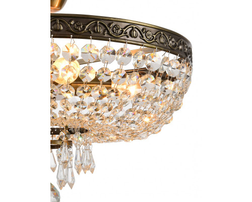 Оформить заказ Люстра на штанге Natali Kovaltseva ROCOCO 81407/4C ANTIQUE| VIVID-LIGHT.RU