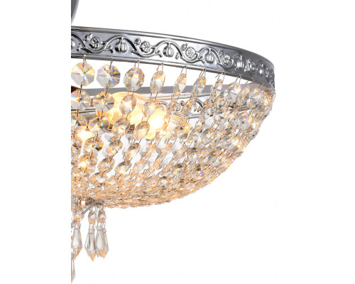 Сделать заказ Люстра на штанге Natali Kovaltseva ROCOCO 81407/6C CHROME| VIVID-LIGHT.RU