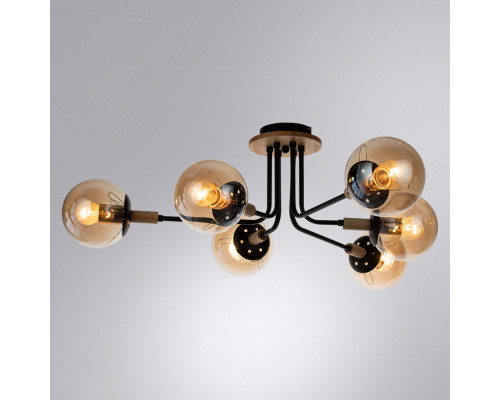 Сделать заказ Люстра на штанге ARTE Lamp A2716PL-6BK| VIVID-LIGHT.RU