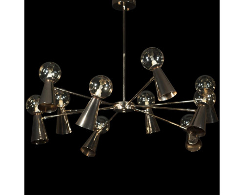 Купить Люстра на штанге LOFT IT 10046/10 Gold| VIVID-LIGHT.RU