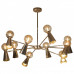 Купить Люстра на штанге LOFT IT 10046/10 Gold| VIVID-LIGHT.RU