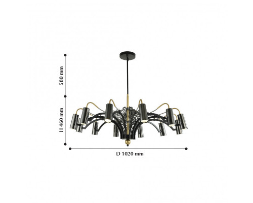 Сделать заказ Люстра на штанге Favourite 2300-12P| VIVID-LIGHT.RU