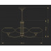 Купить Люстра на штанге Kutek DEC-ZW-3(P)| VIVID-LIGHT.RU