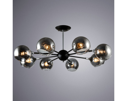 Оформить заказ Люстра на штанге ARTE Lamp A2708PL-8BK| VIVID-LIGHT.RU