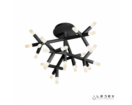 Заказать Люстра на штанге iLedex FS-017-X25 BK| VIVID-LIGHT.RU