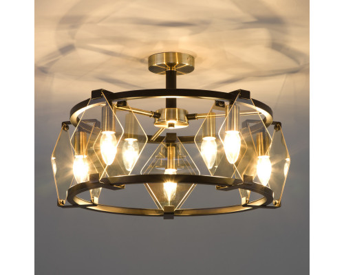 Оформить заказ Люстра на штанге Eurosvet 60116/5 черный| VIVID-LIGHT.RU