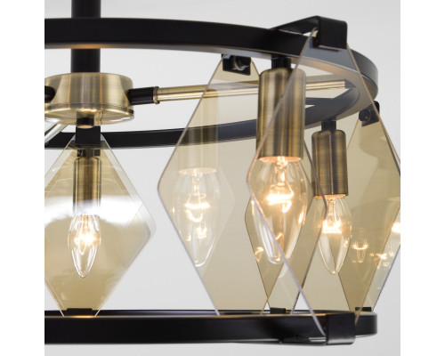 Оформить заказ Люстра на штанге Eurosvet 60116/5 черный| VIVID-LIGHT.RU