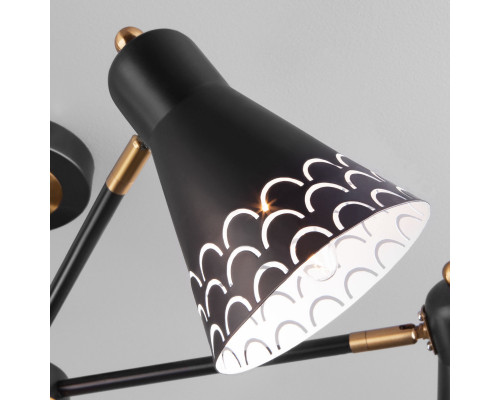 Оформить заказ Люстра на штанге Eurosvet 70100/6 черный| VIVID-LIGHT.RU