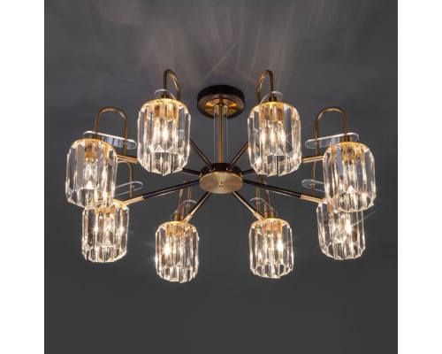 Заказать Люстра на штанге Eurosvet 70090/8 черный| VIVID-LIGHT.RU