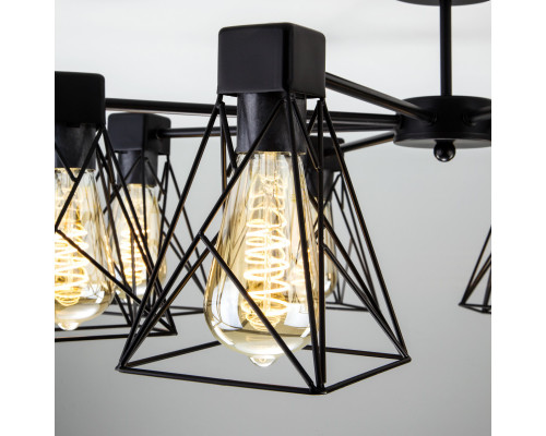 Сделать заказ Люстра на штанге Eurosvet 70107/5 черный| VIVID-LIGHT.RU