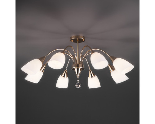 Заказать Люстра на штанге Eurosvet 30149/8 золото| VIVID-LIGHT.RU