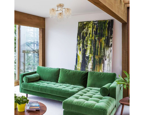 Заказать Люстра на штанге Eurosvet 30137/3 золото| VIVID-LIGHT.RU