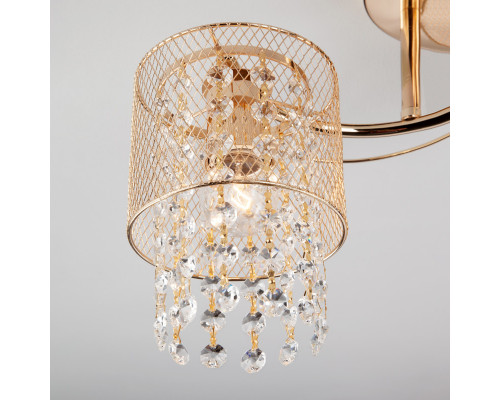 Заказать Люстра на штанге Eurosvet 30137/3 золото| VIVID-LIGHT.RU