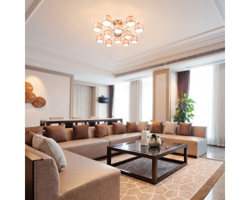 Заказать Люстра на штанге Eurosvet 60080/12 сатин-никель| VIVID-LIGHT.RU