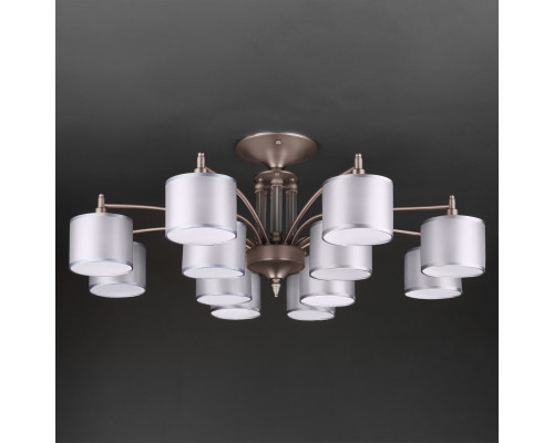 Заказать Люстра на штанге Eurosvet 60080/12 сатин-никель| VIVID-LIGHT.RU