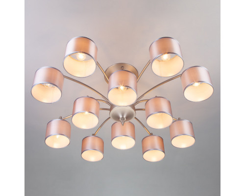 Заказать Люстра на штанге Eurosvet 60080/12 сатин-никель| VIVID-LIGHT.RU