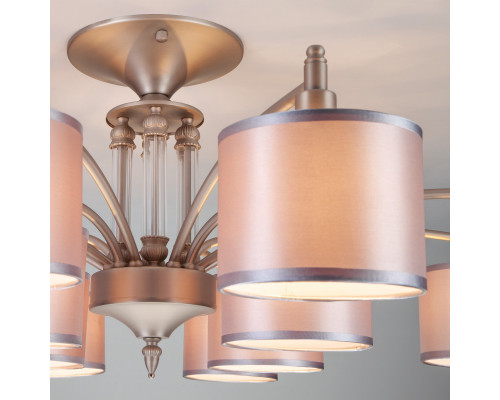 Заказать Люстра на штанге Eurosvet 60080/12 сатин-никель| VIVID-LIGHT.RU