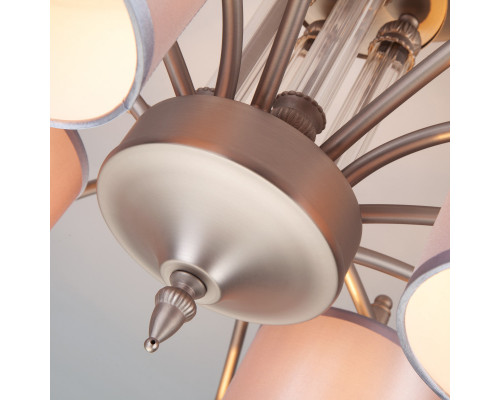 Заказать Люстра на штанге Eurosvet 60080/12 сатин-никель| VIVID-LIGHT.RU