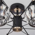 Купить Люстра на штанге Eurosvet 70075/8 черный| VIVID-LIGHT.RU