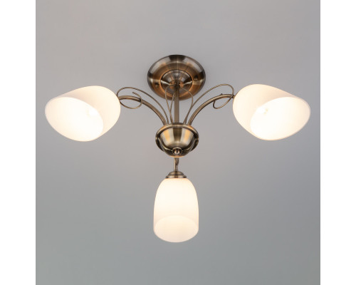 Заказать Люстра на штанге Eurosvet 30107/3 античная бронза| VIVID-LIGHT.RU