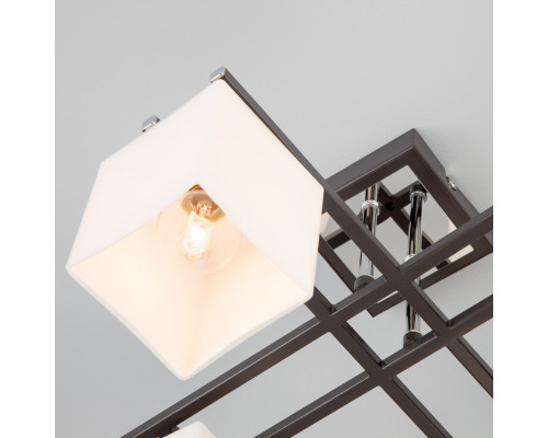 Заказать Люстра на штанге Eurosvet 70018/4 хром/венге| VIVID-LIGHT.RU