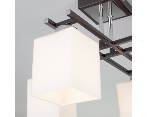 Заказать Люстра на штанге Eurosvet 70018/4 хром/венге| VIVID-LIGHT.RU