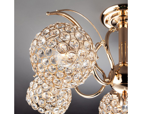 Сделать заказ Люстра на штанге Eurosvet 7777/5 золото| VIVID-LIGHT.RU